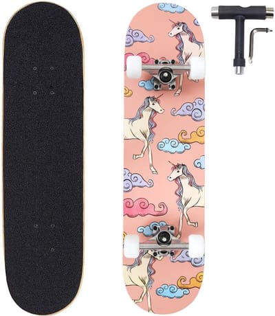 Compleet Skateboard voor Beginners en Jongeren - 7 Lagen Esdoornhout