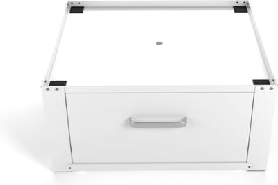 Wasophoogte® Wasmachine verhoger met lade - Wasmachine opbouwmeubel - Wasmachine sokkel - 31cm hoog - Wit - Universeel