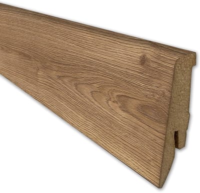 Vinylvloer Plint - Houten Afwerking - Afwerking Vloer - Waterdicht Gelijmd MDF - 240cm Lengte - Wintereiken