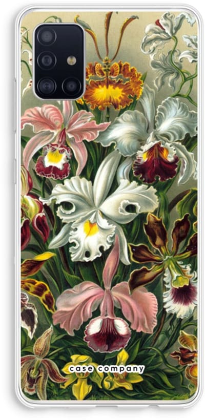 Case Company® - Hoesje geschikt voor Samsung Galaxy A51 4G hoesje - Haeckel Orchidae - Soft Cover Telefoonhoesje - Bescherming aan alle Kanten en Schermrand