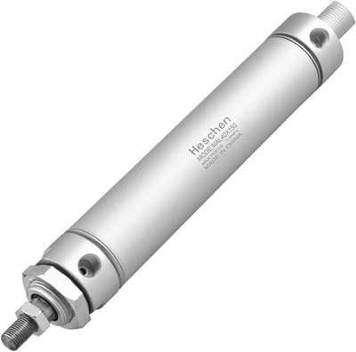 Dailygoody - Pneumatische Cilinder - 40mm Boring - Dubbelwerkend - PT1/4 Aansluiting - Ideaal voor Pneumatische Toepassingen - 150mm Slag