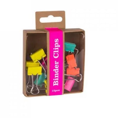 APLI Kids Foldback Clips Fluor Collectie 12 stuks kleurrijk speelgoed.