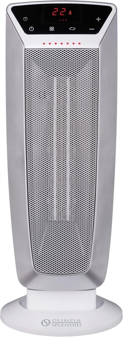 Krachtige Keramische Ventilatorkachel 2200W met Timer en Thermostaat - Geschikt voor 75m³