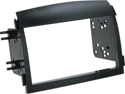 2-DIN Paneel geschikt voor Hyundai Sonata (NF) 2006-2008 Kleur: Zwart (METRA)
