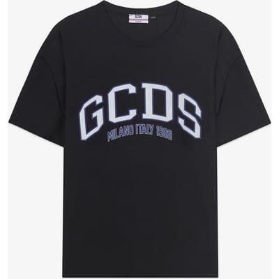 T-shirt met zwart man logo