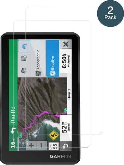 dipos – 2x Pantserfolie geschikt voor Garmin zumo XT Tread 5,5 Zoll | 9H Screenprotector