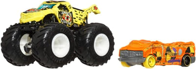 Hot Wheels Monster Trucks Auto - Totaled 2-delig inclusief kleine auto