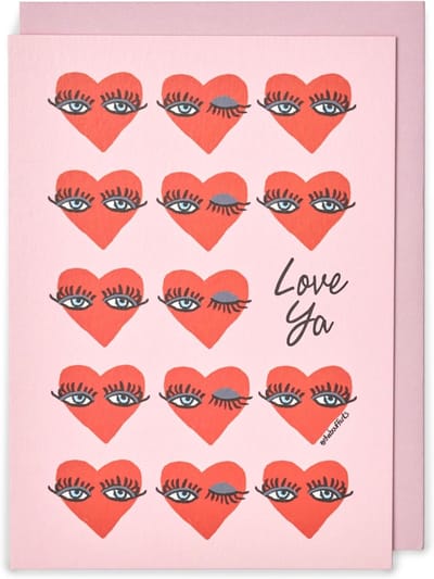 Hartjes Valentijnskaart voor Partner of Geliefde