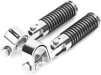 Opvouwbare Motorfiets Voetsteunen 25 mm voor 1 inch Beugel met Klem - Duurzaam en Sterk