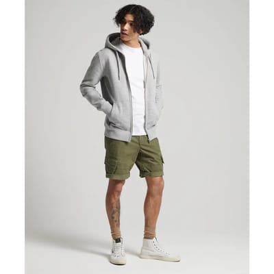 Sweater met capuchon van biologisch katoen en ritssluiting Superdry Vintage