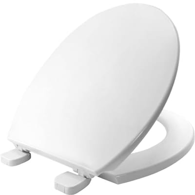 Witte Thermoplastische Toiletbril met Universele Verstelbare Scharnieren – Eenvoudige Installatie en Duurzaam