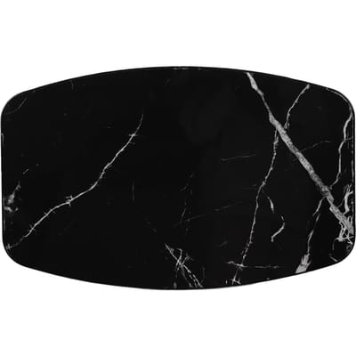 Massief Houten Tafelblad Waterdicht Verwijderbaar Thee Tafelblad voor Camper RV Auto Jacht Zwevende Brug Dek Terras Zwart Marmer gray
