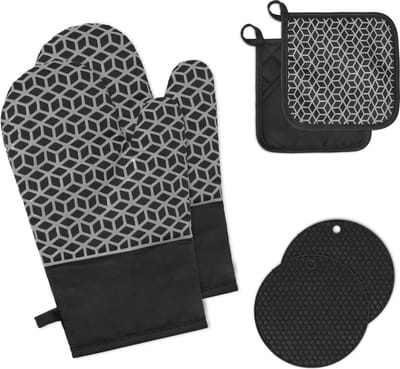 Luxe ovenwanten set – Keukenhulp  Keuken Textiel – Oven Accessiores – Oven Gloves