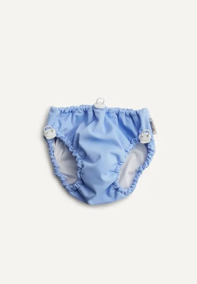ImseVimse - Vimse - wasbare zwemluier - aanpasbaar - OEKO-TEX® gecertificeerd - licht blauw - S/M - 6 tot 10 kg