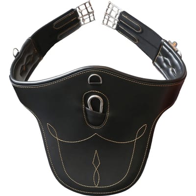 Kentucky Horsewear - Buiklapsingel zwart 140 cm