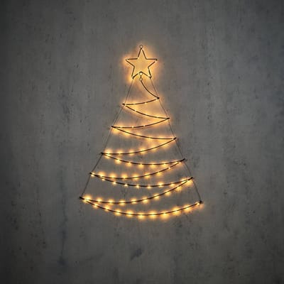 Luca Lighting Kerstboom 80 LED Kerstverlichting - 78x110 cm - Warmwit