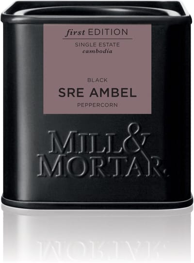 Mill & Mortar Black Sre Ambel Pepper - biologische Zwarte Sre Ambel peper - 50 g