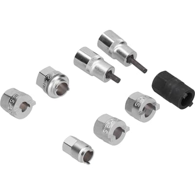8 stuks Schokdemper Moer Doppen Verwijderen Demontage Gereedschap Set voor Auto Reparatie gray
