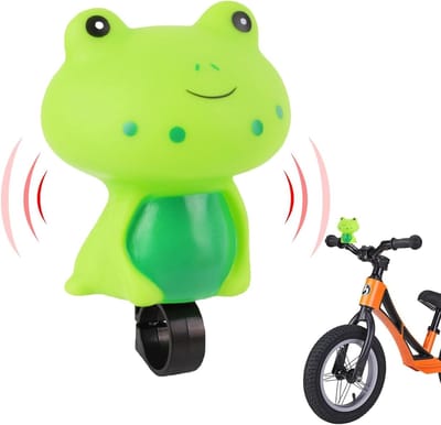 Leuke Fietsbel voor Kinderen, Mini Hoorn voor Fietsen, Sterke Fietsbel voor Fietsen, Scooters en Driewielers met Kikkerontwerp
