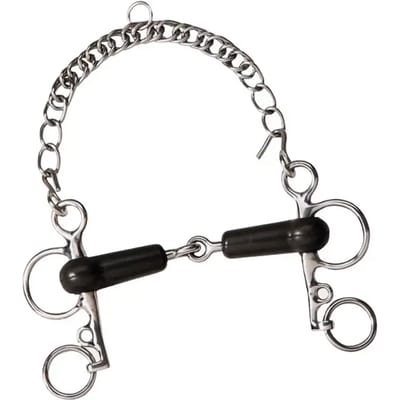 Pelham voor paard gebroken rubber Shorts takken Feeling