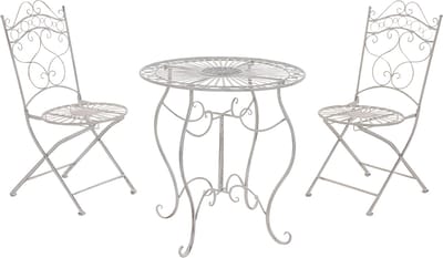 CLP Indra - Bistro set antiek/wit