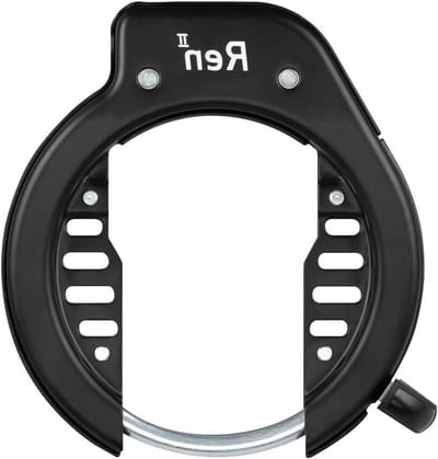 Intrekbaar frameslot - Fietsringslot - Fietsbeveiliging - Extra brede opening - 61 mm opening - Zwart
