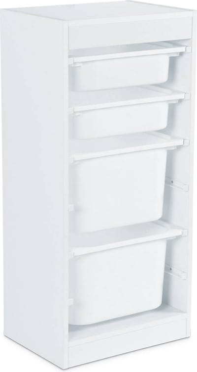 sweeek - Kinderopbergmeubel met 4 opbergbakken