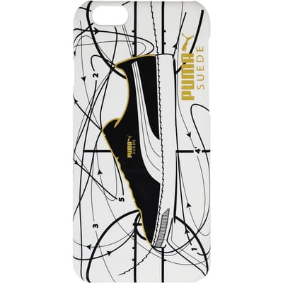 Puma Bytes ART Zwart Wit iPhone 6 Hard Telefoon Hoesje