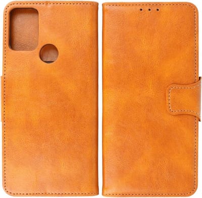BestCases -  Motorola Moto G50 Hoesje - Motorola Moto G50 Bookcase Telefoonhoesje - Motorola Moto G50 Kaarthouder Portemonnee Hoesje - Kunstleer - Bruin