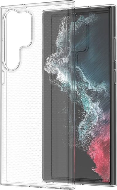 Lunso - Geschikt voor Samsung Galaxy S23 Ultra - TPU Backcover hoes - Transparant