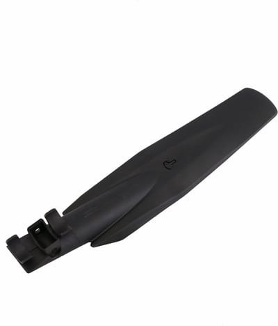 PrimeMatik - Achter metalen bagagerek fiets bevestigingsbuis met spatbord 30x12cm