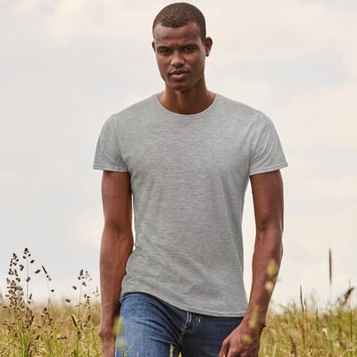 Fruit of the Loom Heren Icoon 150 T-shirt Heather (Atletische Heide)