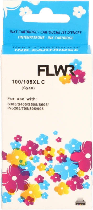 FLWR - Cartridges / Lexmark 100XL / cyaan / Geschikt voor Lexmark