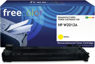 Freecolor - Vervangt HP W2012A Toner - Geel - 13.000 pagina's - Compatible