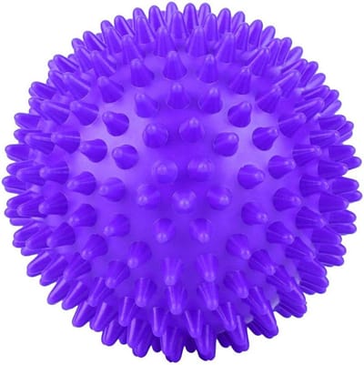 Massagebal - Spiky Bal - Spierontspanning - Handbediend - 7.5cm - Paars