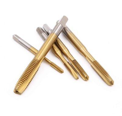 Set van 5 HSS Metrische Tap en Draadstempels voor M3 M4 M5 M6 M8 - Titanium Coating, Schroefdraad Gereedschap voor Reparatie en Klussen
