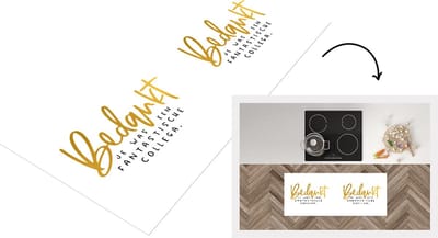 Keukenloper - Loper keuken - Afscheid collega - Bedankt - Quotes - 120x50 cm - Keukenloper vinyl