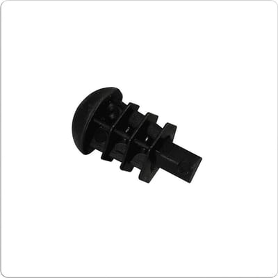 Voetbalstang Eindkappen - Reservepunten Nylon - Tafelvoetbal Onderhoud - Zeer Sterk Nylon - 8 Stuks 16mm - Zwart