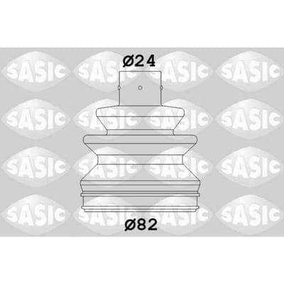 Balgenset, aandrijfas SASIC 4003448 links