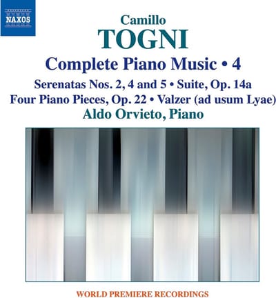 Aldo Orvieto - Togni: Complete Piano Music, Vol. 4 (CD)