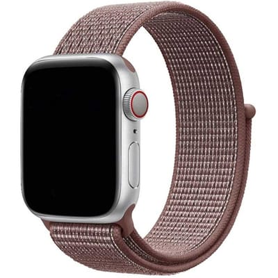 2+1 | Apple Watch Bandje Osvo - Geweven - Nylon - Smokey Mauve