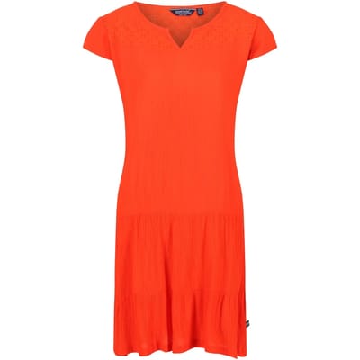 De Regatta Reanna jurk met korte mouwen - dames - Coolweave - katoen - Oranje