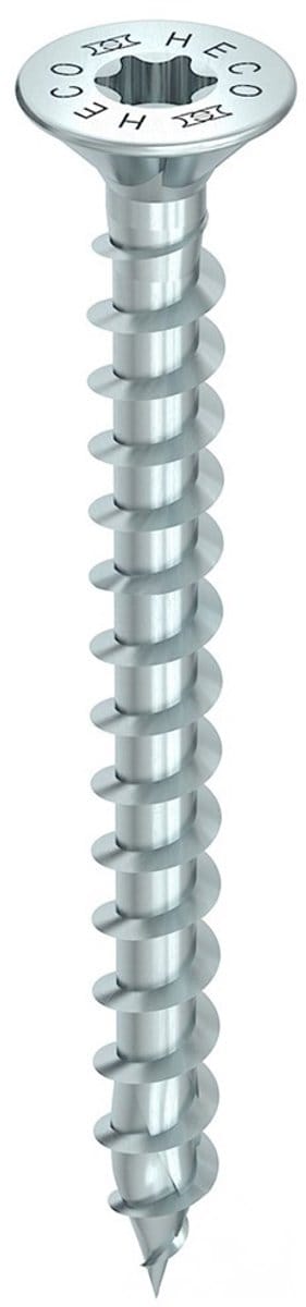Heco Topix-Plus Schroeven - Hecodrive platverzonken kop - 4,5x 70mm - Voldraad (200 stuks)