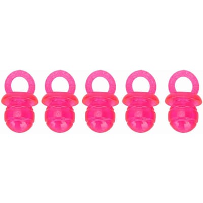 5 stuks / set Speenvormige Huisdieren Bijtring Bijten Geluid Makend Interactief Kauwspeelgoed (Rood) pink