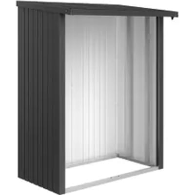 Biohort Achterwand Woodstock 150 Donkergrijs Metallic
