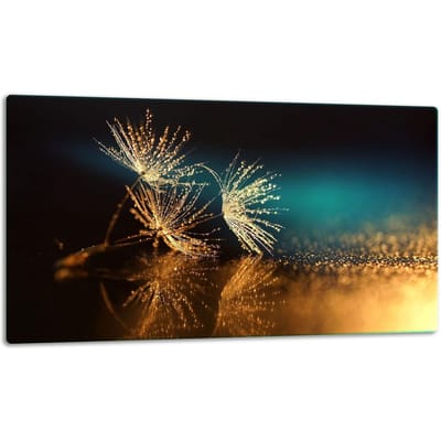 TMK ArtDeko - Snijplank - Glas - 52x30 cm - Bloemen