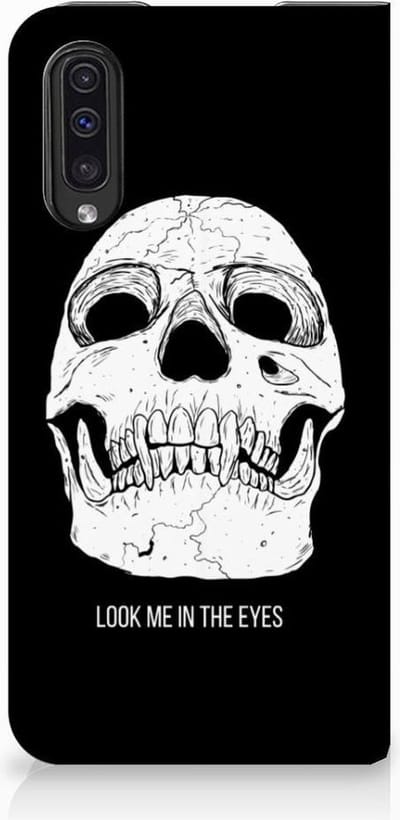Mobiel BookCase Samsung Galaxy A50 Skull Eyes