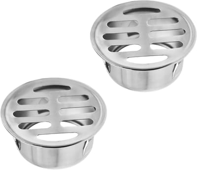 Vloerput - Afvoerput - Water Afvoeren - Roestvrij Staal - Doorsnede 75mm - Zilverkleurig