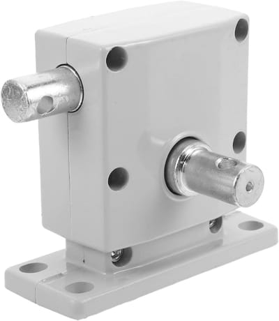 Handmatige Raamopener - Krukraam Mechanisme - Natuurlijke Ventilatie - Soepele Bediening - 13 x 11.5 cm - Lichtgrijs