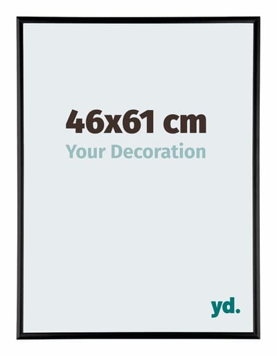 Your Decoration - Fotolijst 46x61 cm - Aluminium - Zwart Hoogglans - Kent